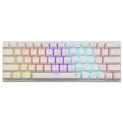 White Shark Tastatura Gaming White Shark WAKIZASHI 2 US Blue Switch Mecanica Alb