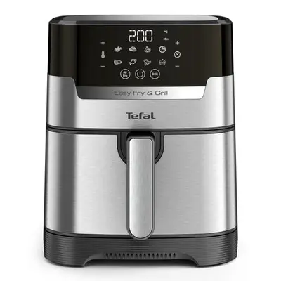 Friteuza fara ulei Tefal Easy Fry&Grill 2in1 EY505D15, 1400W, 4.2L, temperatura ajustabila, 8…