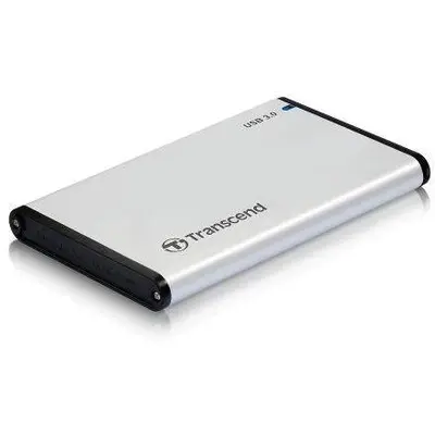 Transcend Carcasa HDD Transcend StoreJet 25S3 2,5" USB 3.0, argintiu (TS0GSJ25S3)
