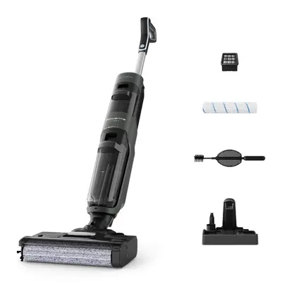 Aspirator cu spalare Rowenta X-Clean 4 GZ5037WO 200W 425 RPM pana la 50 min autonomie ecran LED…