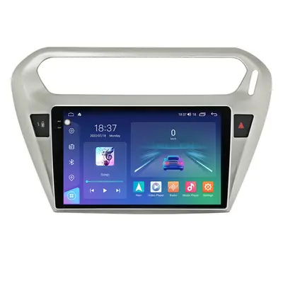 Navigatie dedicata cu Android Citroen C-Elysee 2012 - 2021, 4GB RAM, Radio GPS Dual Zone, Display…