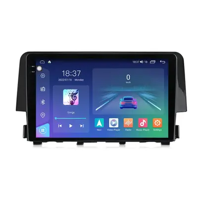 Navigatie dedicata cu Android Honda Civic X 2015 - 2021, 4GB RAM, Radio GPS Dual Zone, Display 2K…