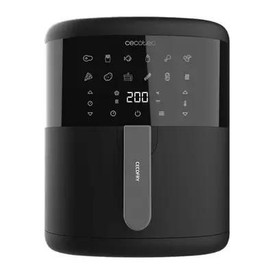 Friteuza cu aer cald fara ulei Cecotec Bombastik 6000, 1700W, 6L, Control tactil, 12 programe…