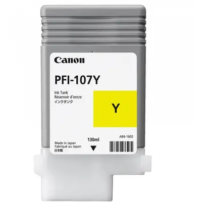 Canon Cartus cerneala Canon PFI-107Y, galben, capacitate 130ml