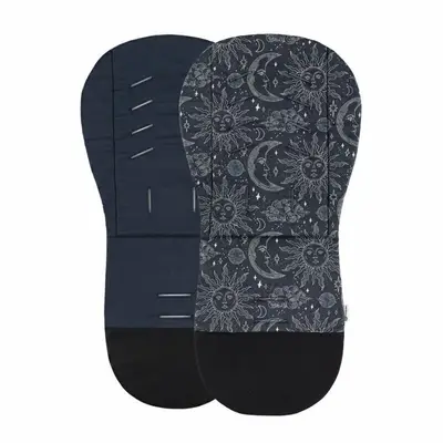 Salteluta pentru carucior, Petite&Mars, Foamy, Reversibila, Cu doua fete, Din spuma, Universala…