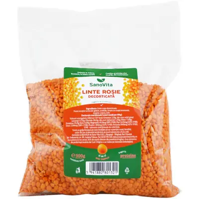 Linte Rosie Decorticata 500g