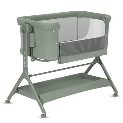 Patut co-sleeper, Lionelo, Leonie Plus, Pliabil, Cu sistem de leganare, Cu setare unghiulara…