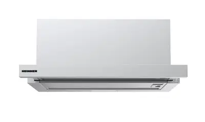 Hota telescopica HEINNER HTCH-MD600IX, 630 m3/h, 2 viteze, 215 W, 1.5 W, Filtre aluminiu (Inox)