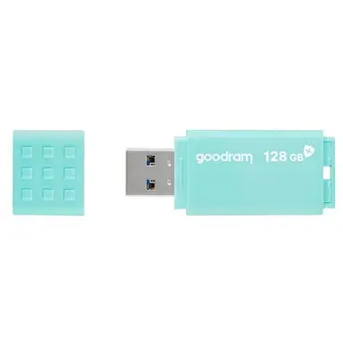 GOODRAM Memorie USB 3.0, 128 GB, Goodram UME3 Care, cu capac, Albastru