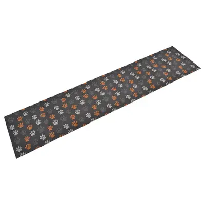 Covor de bucatarie lavabil paws, 60x300 cm, catifea