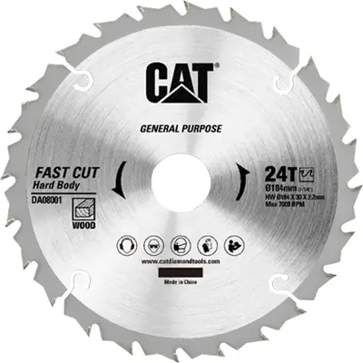 CAT Panza fierastrau circular CAT DA08001, 185 mm, pentru taiere longitudinala si transversala…