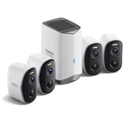 BASEUS Kit supraveghere video Baseus Security N1 Plus, 2K HD, IP67, Night Vision, Autonomie 270…