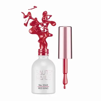 Ojă semi Saute Nails Red King - S163 8ml