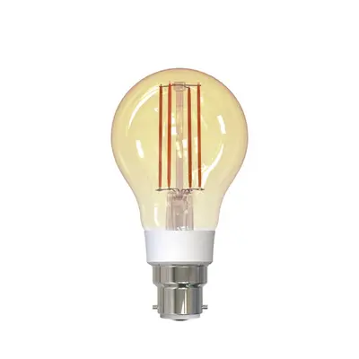 Bec inteligent LED Wireless Homeflow B-5008, B22, 5.5W (40W), 500lm, dimabil, filament, lumina…