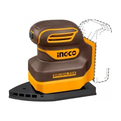 Masina de slefuit INGCO CPSLI2024, 20V, 12000 RPM, alimentare acumulator, pad pentru degete, hartii…