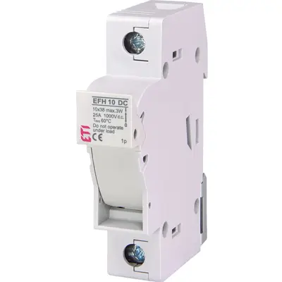 Separator cu fuzibil 10x38 1P EFH 10 DC ETI 2540201 1000V DC max 25A pentru fotovoltaice Eti…