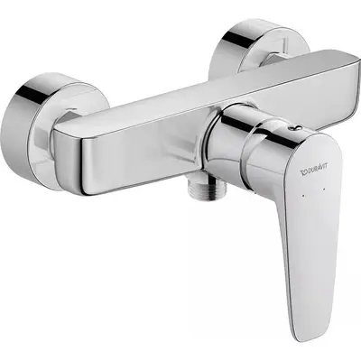 Duravit Baterie dus Duravit B.1 B14230000010, aparenta, monocomanda, cartus ceramic, Crom lucios