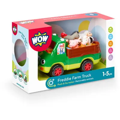 WOW Toys Jucarie pentru copii WOW Toys, Camion de ferma, Freddie Farm Truck, 1-5 ani