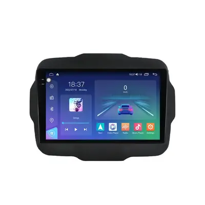 Navigatie dedicata cu Android Jeep Renegade dupa 2014, 4GB RAM, Radio GPS Dual Zone, Display 2K…