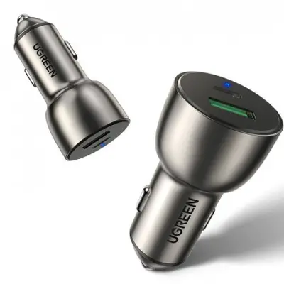 Ugreen Incarcator Auto 2xUSB-A, QC 3.0, 42.5W - Ugreen (60980) - Dark Blue