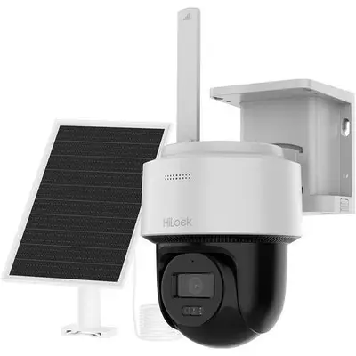Camera supraveghere 4G LTE PT cu panou solar si iluminare duala Hikvision HiLook AOV…