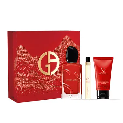 Giorgio Armani Si Passione, Femei, Apa de Parfum, 100 ml + Lotiune de corp, 50 ml + Apa de Parfum…