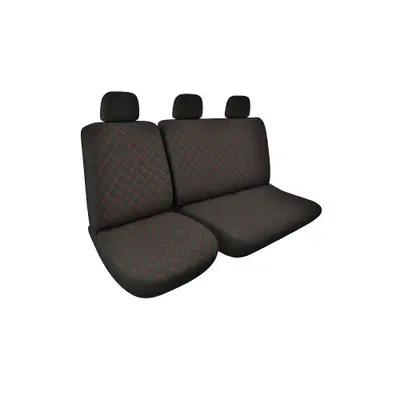 Huse Auto Textil model romb 2+1 pentru Scaun Sofer + Bancheta Stanga Cod: ART201TEX