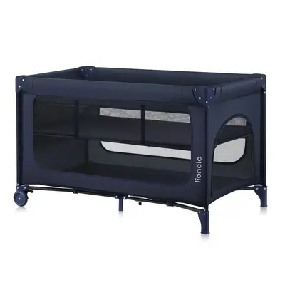 Patut pliant, Lionelo, Jasmin Easy Fold, Pana la 15 kg, Usor de pliat, Cu doua nivele, Cu saltea…