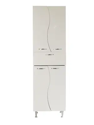 Dulap soldat baie dublu Selena alb 50x170 cm