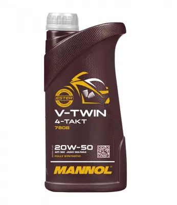 Ulei motociclete, 20w50 Mannol V-Twin, 1L