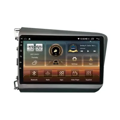 Navigatie dedicata cu Android Honda Civic IX Sedan 2011 - 2015, 4GB RAM, Radio GPS Dual Zone…