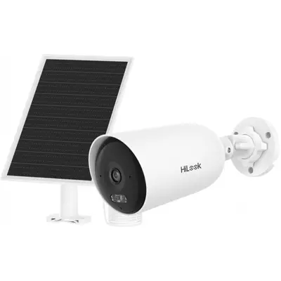 Camera Supraveghere cu Panou Solar, slot SIM 4G, Hikvision HiLook IPC-CFS04/4G-SIM, 4MP, baterie…