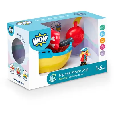 WOW Toys Jucarie de baie WOW Toys, Corabie de pirati, Pip the Pirate Ship, 1-5 ani