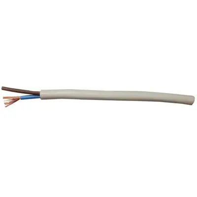 Cablu electric litat (multifilar) de cupru MYYM / H05VV-F 2x2.5 / 10m