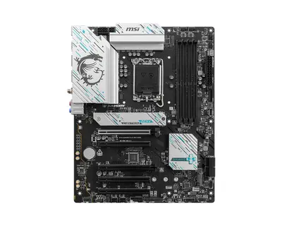 Placa de baza MSI B760 GAMING PLUS WIFI DDR4, LGA 1700, Intel B760, ATX