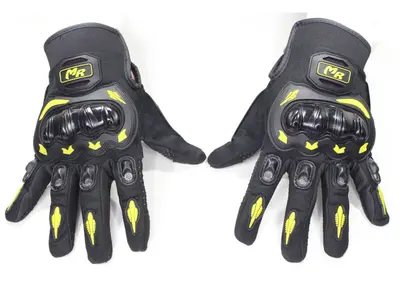 Manusi cross enduro MCS-21, latime palma 24cm, marime XL, culoare negru galben