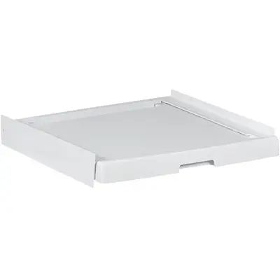 HAIER Kit suprapunere uscator si masina de spalat Haier HASTKU10, Adancime reglabila 47-62 cm, Raft…