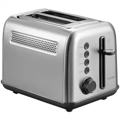 Prajitor de paine BUYDEEM DT620E-SS/EU, 900 W, 2 felii, Tava firimituri, 7 trepte, 5 functii (Inox)