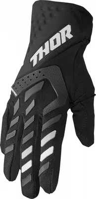 Manusi atv cross dame Thor Spectrum, culoare negru alb, marime S