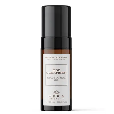 Spuma de curatare si matifiere B32 Cleanser cu niacinamida 2%, Hera Medical (Gramaj: 100 ml)