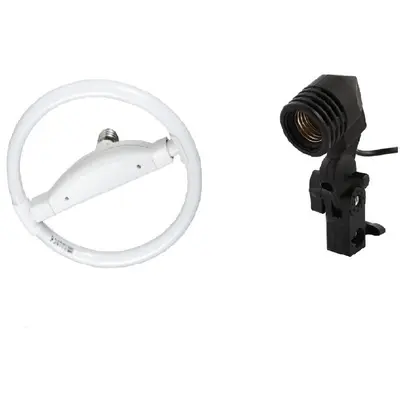 iShoot Kit lumina lampa circulara 22W si suport stativ