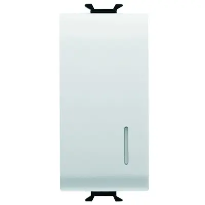 Intrerupator cu revenire led (neinclus) 1 modul 16A Gewiss Chorus GW10132, alb