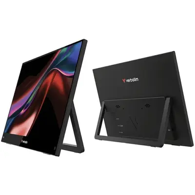 Verbatim Monitor tactil portabil IPS, Verbatim 32400, 14 inch, Light Full HD 1920x1080,USB-C, mini…