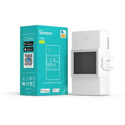 Releu inteligent WiFi Sonoff POW Elite R3 (16A) afisaj LCD
