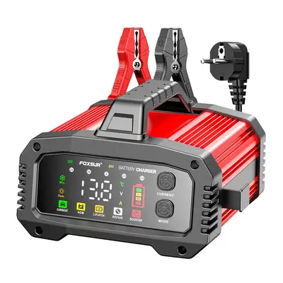 Redresor Incarcator Inteligent Baterii Auto Foxsur FPT-250, compatibil AGM, GEL, EFB, LifFePO4…