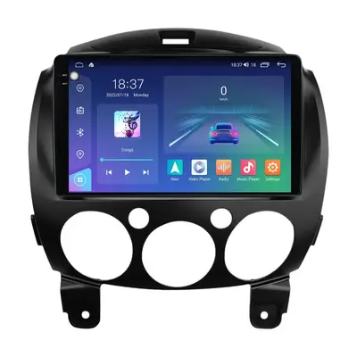 Navigatie dedicata cu Android Mazda 2 2007 - 2014, 4GB RAM, Radio GPS Dual Zone, Display 2K QLED…