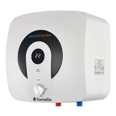 Boiler electric Fornello AQUACALDA ECO 15 Litri montaj deasupra chiuvetei 2000 watt reglaj extern…
