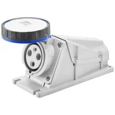 Priza fixa industriala IP67 90 2P+E 63A 230V 6H Gewiss GW63522