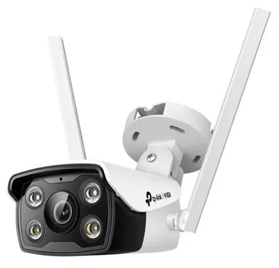 Camera de supraveghere TP-LINK VIGI C340-W, Bullet, Wireless, 4mm, 4MP, Microfon (Alb)