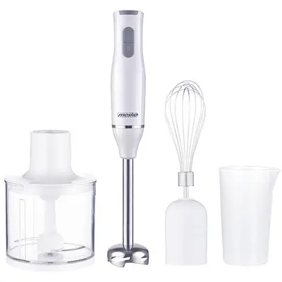 Blender de Mana MS 4629 2 Viteze Pahar 0.7L Chopper 0.5L Tel 800W Alb
